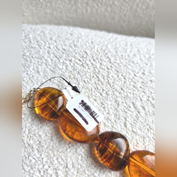 NWT! Free People, Wasted Youth Choker, Amber Tone, MSRP $48 - Picture 9 of 9